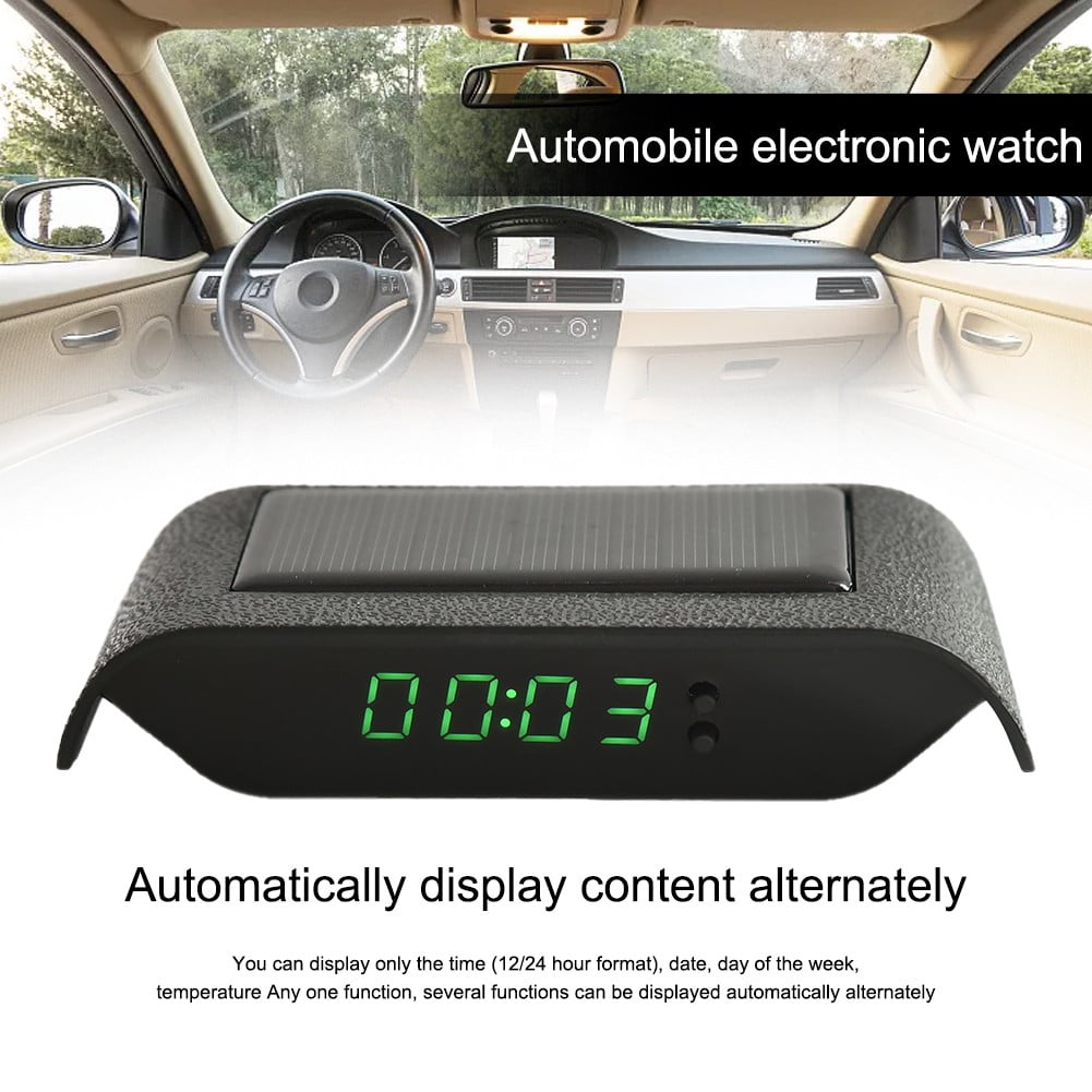 Ohodhmnu Small Digital Clock,Car Dashboard Clock Rechargeable, Car