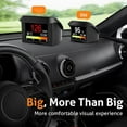 thumbnail image 1 of Car Digital Speedometer A202 OBD2 Car Computer Car Display Instrument OBD2 -Up Display Trip Display Speed, 1 of 5