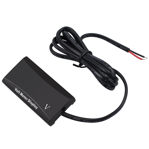NIAIZEK Motorcycle Voltage Meter LED Display 1Pcs White