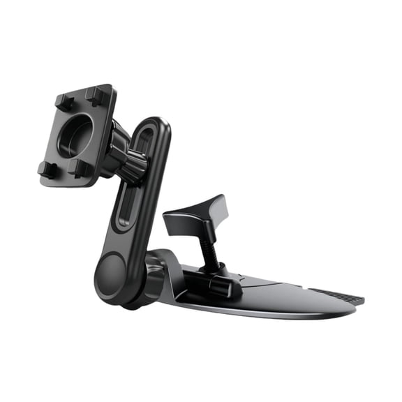 Car Disc Slot Mount Phone Holder Adjustable 360 Degree Rotating Stand Bracket For Smartphones 4 To 7Inches