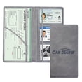 thumbnail image 1 of Car Document Holder, Driver License Wallet, Waterproof Scratch-proof Vehicle Registration Organizer for Glove Box Organization, Multi-Function Card Holder for Men and Women, 1 of 7