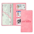 thumbnail image 1 of Car Document Holder, Driver License Wallet, Waterproof Scratch-proof Vehicle Registration Organizer for Glove Box Organization, Multi-Function Card Holder for Men and Women, 1 of 7