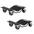 thumbnail image 1 of Car Dolly, 4000LB/8000LB Capacity Heavy Duty Vehicle Wheel Dollies for Moving Cars, Trucks, SUVs - 3" Reinforced Steel Wheels, Anti-Slip Curved Design, 1 of 7