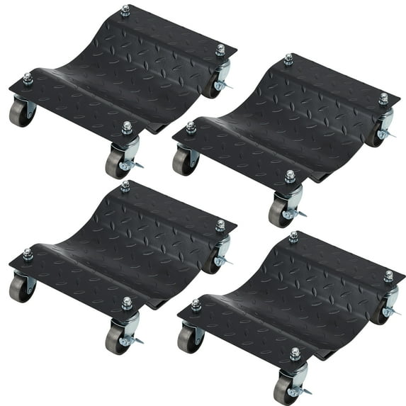 Car Dolly,Heavy Duty Wheel Dolly Set of 4 Pack,Wheel Dolly Vehicle Tire Skates,Moving a Car Easy,360 Degree Rotatable Wheel