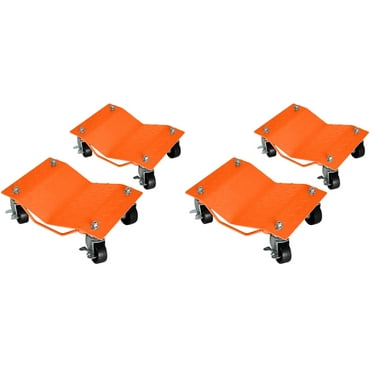 Car Dolly Set of 2, 3000 LBS Capacity Car Wheel Dolly with Rotating Wheels, Car Dollies, Car Dolly for Moving Vehicles, Wheel Dolly Set of 2