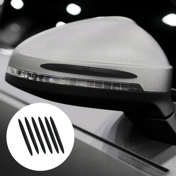 Car Door Anti Collision Strip, Invisible Soft PVC Edge Guard Protector for Door Handle and Mirror, Waterproof Shock Absorbing Anti Scratch Adhesive Trim Universal for All Cars