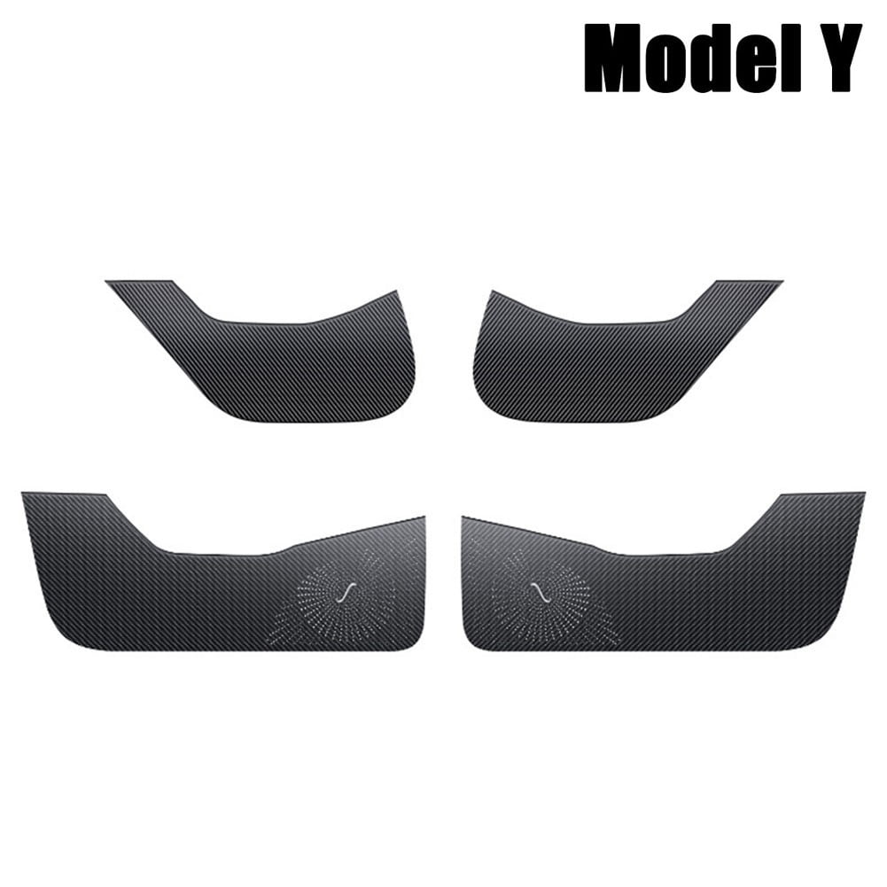 Car Door Anti Kick Pad for Tesla 2021 2023 Model 3 Y Leather Protector