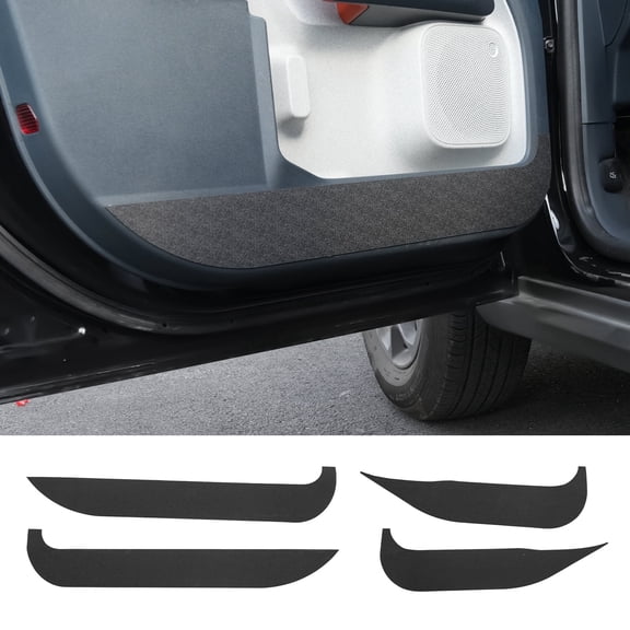 Bomely Car Door Anti Kick Pads Compatible with 2022-2025 Ford Maverick (Not for 2026) Side Door Protective Cover Front & Rear TPE Inner Anti-Kick Sticker Protector 4PCS for 2024 Maverick Accessories