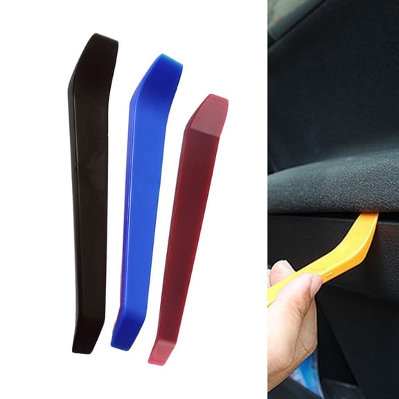 Car Door Clip Car Disassembly Tools Set Dvd Stereo Refit Kits Interior Plastic Trim Panel Dashboard Removal Tool Repairing Tool Black Fangkenuo