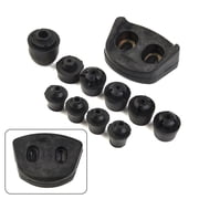 Car Door Damper Buffer Pads Bump Stops Rubber for Mitsubishi for PAJERO for MONTERO V31 V32 V33 V43 V44 V45 V46 V73 V75 V78 V93 V97 1993-2000 OEM MB893757 MB019730 Black 11-Pack