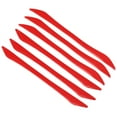 thumbnail image 1 of Car Door Edge Guard Protector Bumper Side Mirror Anti Collision Strips Universal Sticker Red 6pcs, 1 of 6