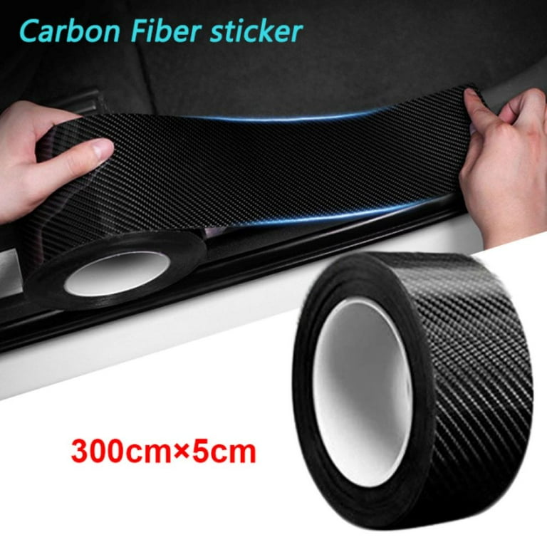 Car Door Edge Guards Door Sill Protector 5D Carbon Fiber Car Wrap