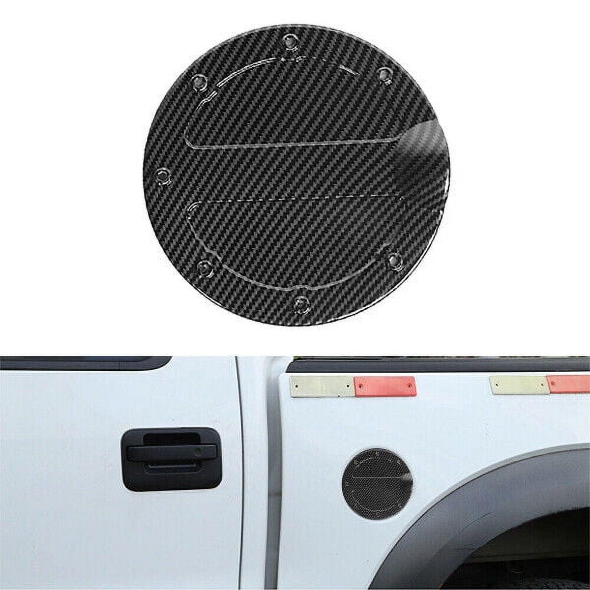 Exterior Gas Tank Cap Fuel Filler Door Cover Trim For Ford F150 2009-2014 Chrome