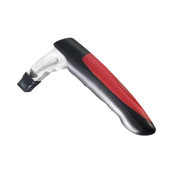 Car Door Handle Armrest with Window Breaker - Portable Assist Grip for Seniors & Mobility Support, Blue/Red