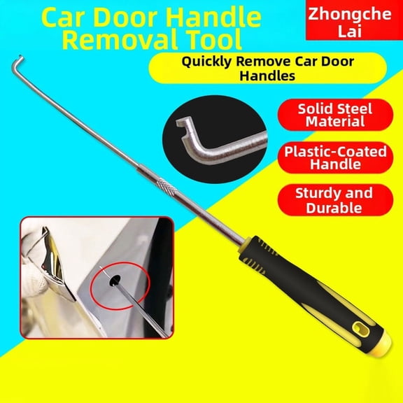 Car Door Handle Removal Tool Stainless Steel Detacher Wrench Auto Repair Kit