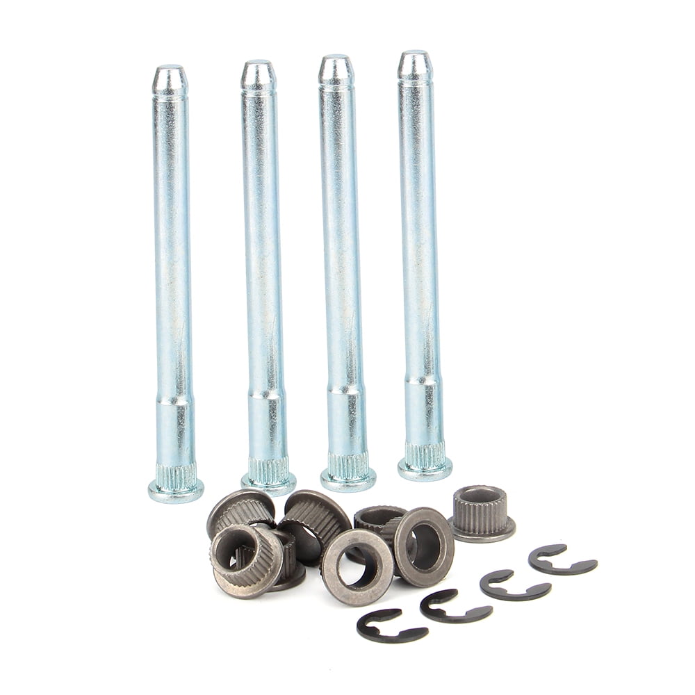 Car Door Hinge Kit and Bushing Set for Chevrolet Blazer S10 1994-2004 GMC S15 Sonoma Jimmy Bravada Zinc Plated Steel