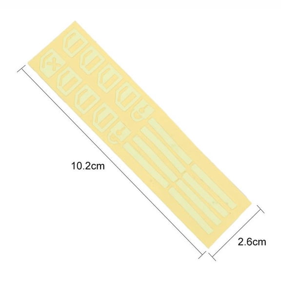Car Door Interior Panel Console Button Switch Decal Luminous Stickers Fangkenuo