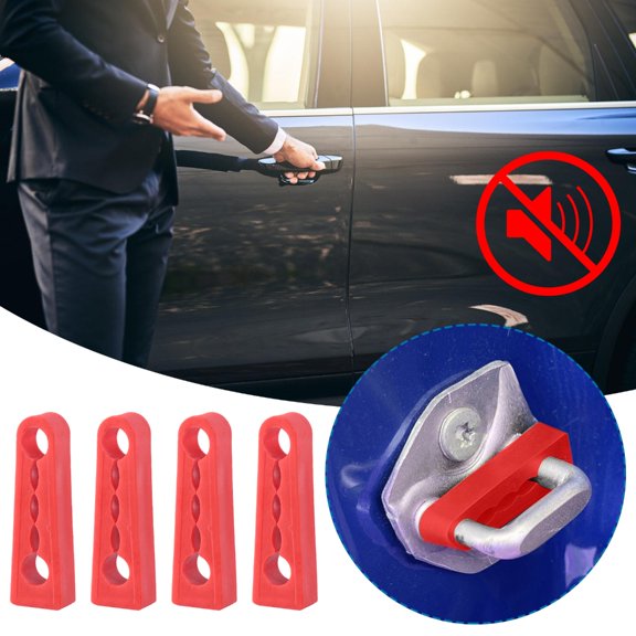 Car Door Lock Buffer Damping Shock Absorbers Damping Protector Seal Pad Deadener Quiet Cushion