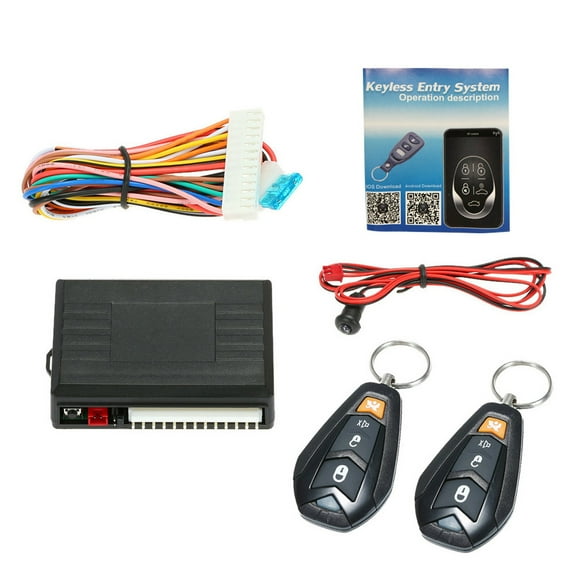 Car Door Lock, Trunk Release, Keyless Entry System, Central Locking Kit with Remote Control