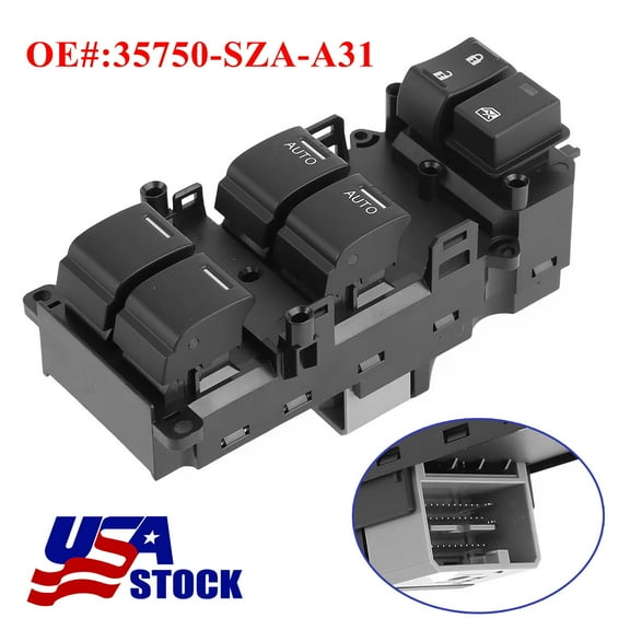Car Door Power Window Master Switch for Acura ILX 2012-2018 35750-SZA-A31