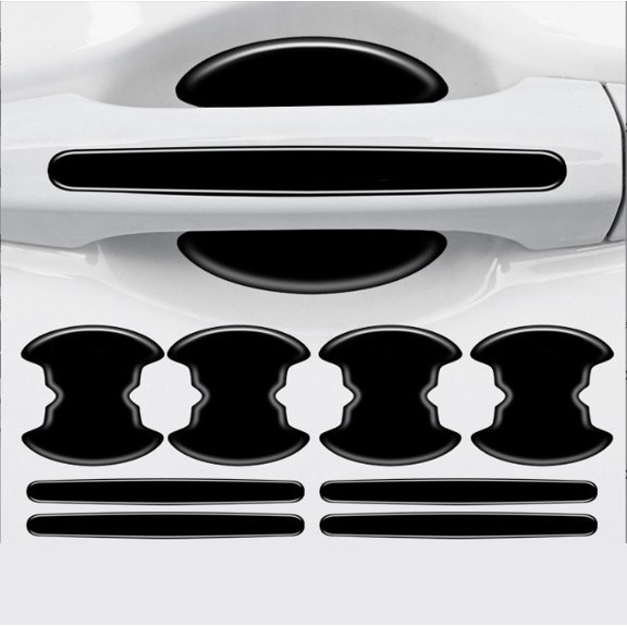 Car Door Scratch Protection Stickers Transparent Handle Bowl Guard, Self- Anti-Scratch Film for Vehicle Door Edges, Easy Install Durable Shield