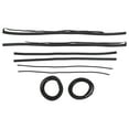 Car Door Seal Kit Wind Noise Reduction Flexible A B Pillar Seal Strip