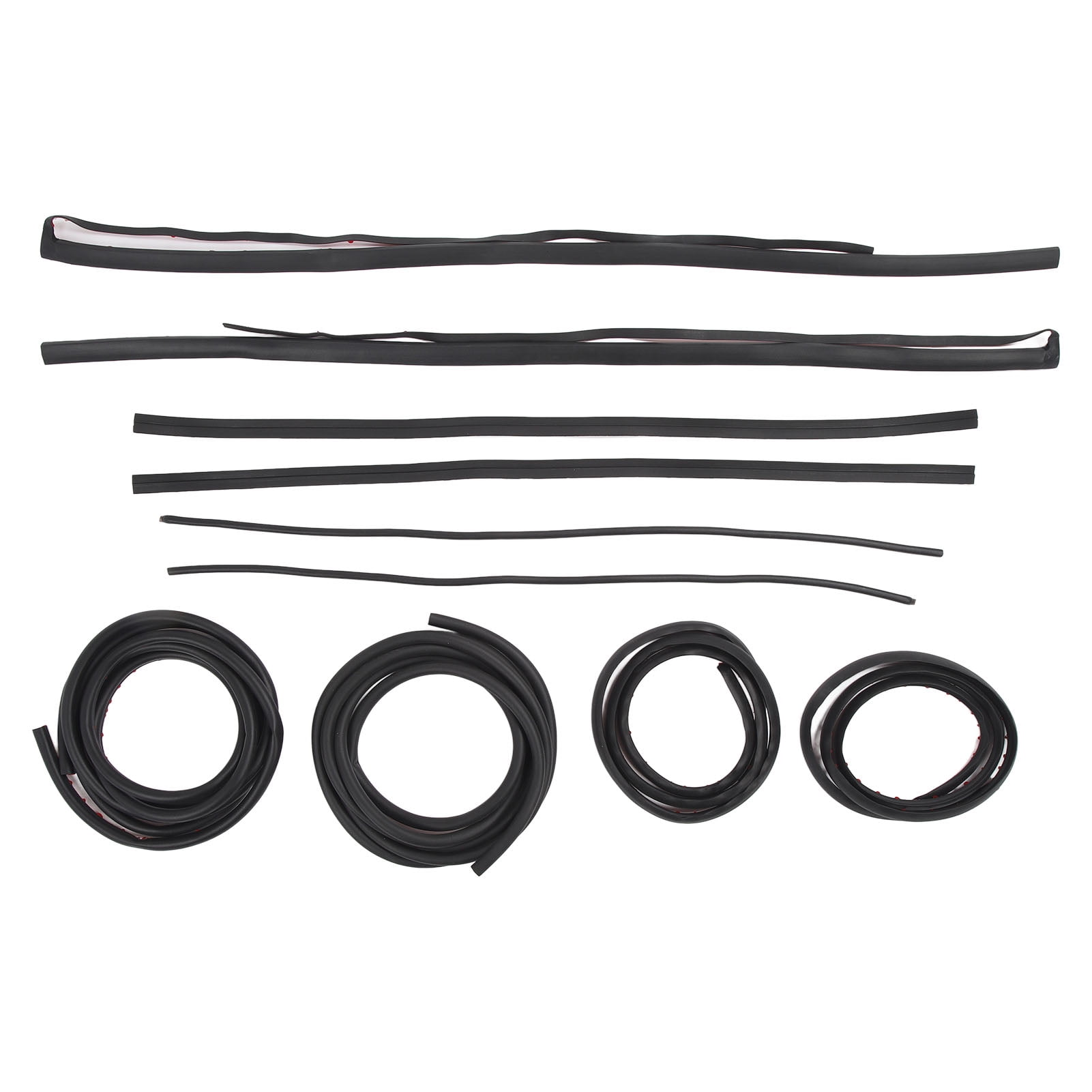 Car Door Seal Kit Wind Noise Reduction Flexible A B Pillar Seal Strip