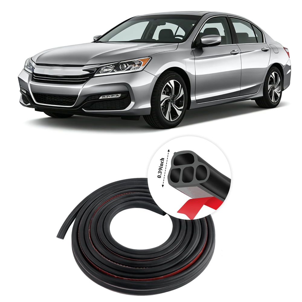 Car Door Seal Strip For Honda Civic Accord Jazz Fit CRV XRV, Rubber L-Shape Weather Stripping