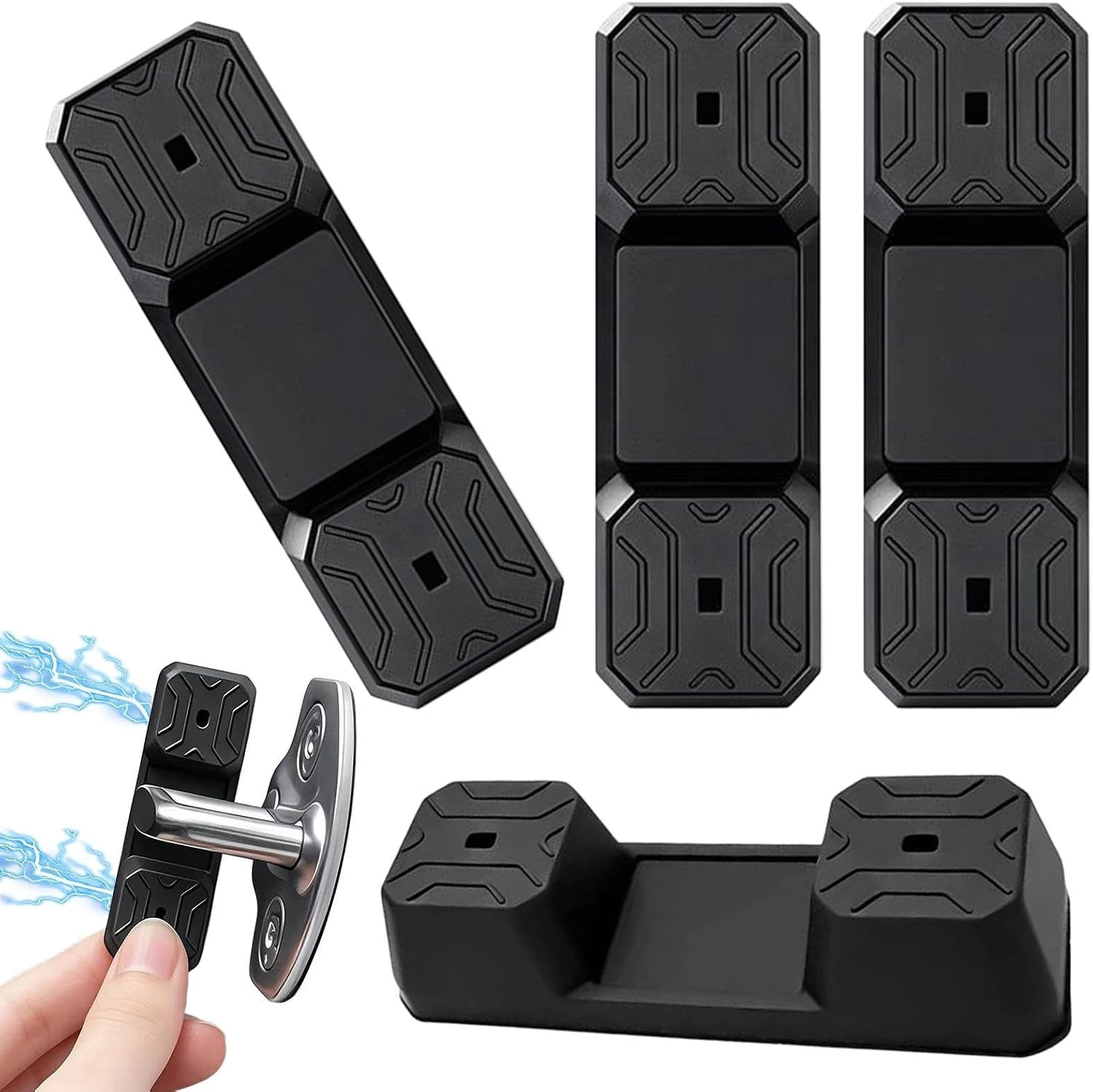 Car Door Shock Absorber - Magnetic Lock Cover | Silicone Damper Pad ...