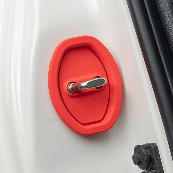 Car Door Shock Absorber 4PCS Stainless Steel Car Door Lock Protector Car Accessories