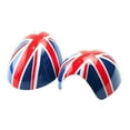 thumbnail image 1 of Car Door Side Red/Blue UK Flag Mirror Covers for R55 R56 R57 R58 R60 R61 Power Fold Mirror, 1 of 6