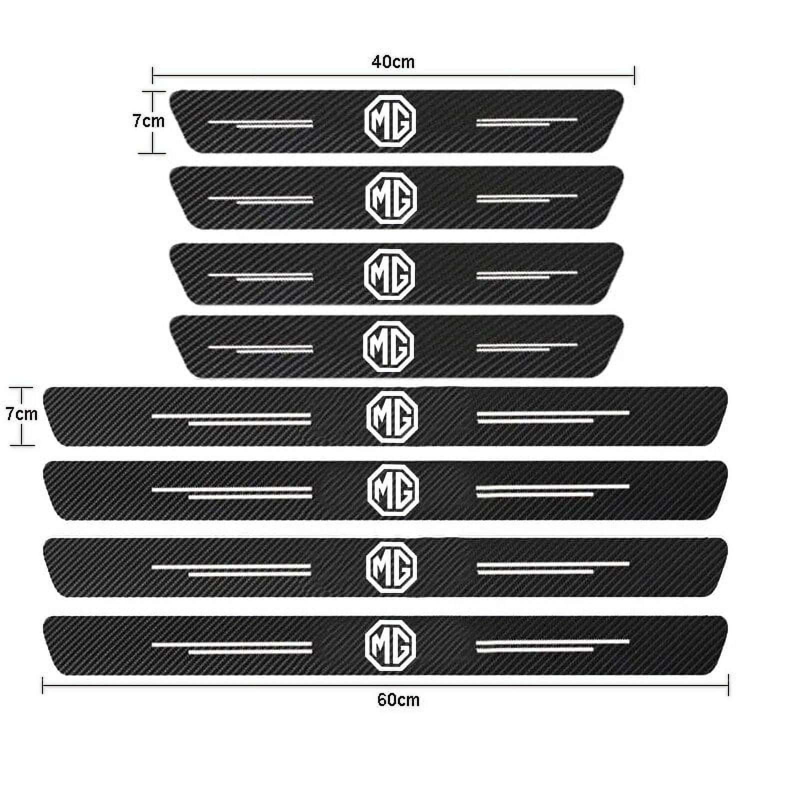 Car Door Sill Protector Carbon Fiber Threshold Stickers For MG Morris ...