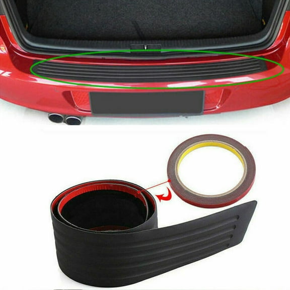 Car Door Sill Scuff Plate Cover Anti-Scratch Sticker Rear Bumper Cover Back Door