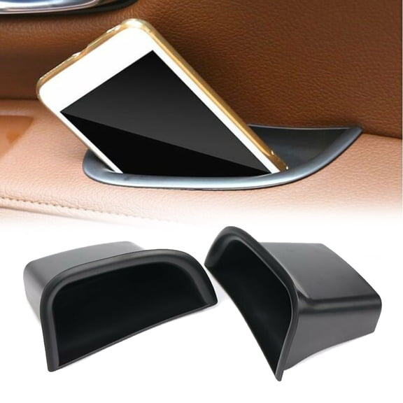 Car Door Storage Box 1 Pair Inner Plastic Armrest Abs Accessories Replacement For Volvo S90 V90 Cc 2017-2018 Durable