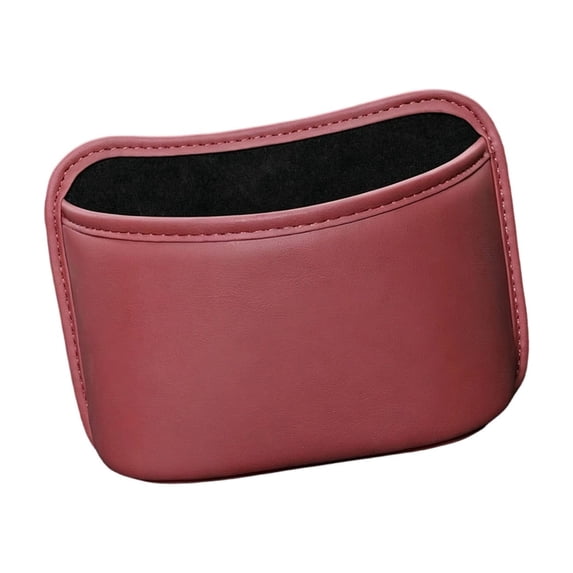 Car Door Storage Box, PU Leather Auto Side Pocket Organizer, Stick-On ...