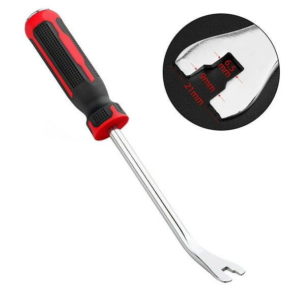Car Door Trim Panel Fastener Nail Puller Removal Pry Tool with Strike Cap