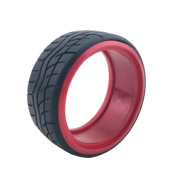 Car Drift Tire Part Model Supplies Model Accessories Replacement Part Silicone Inside Plastic Made for 1/10 Car