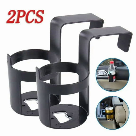 Car Drink Cup Holder Container Hook Window Door Mount Universal Durable Water Bottle Cup Stand for Auto Truck Interior Organizer