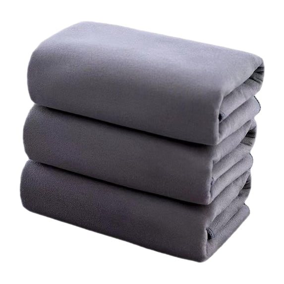 Car Drying Towel Microfiber Cloth 12x23.6inch Super Absorbent Material Washable with Dual Side for Automobiles, Machinery 3 Pieces