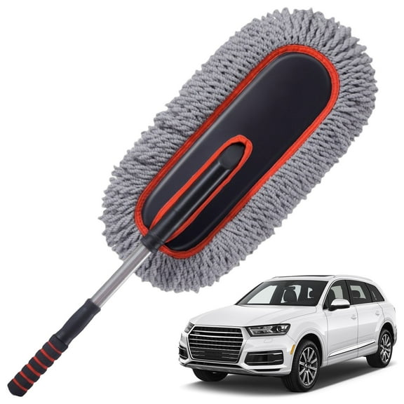 Car Dust Cleaning Brush | 2025 Model | Flexible Fine Bristles Remove Stubborn Dirt | Soft Non-Abrasive Finish Protection | Ergonomic Handle | For Interior Exterior | 1 Pack