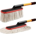 thumbnail image 1 of Car Duster with Extendable Telescoping Handle 2 Pack Extendable Car Duster Exterior Scratch Free Car Cleaning Tool, Soft Microfiber Car Dust Brush for Truck, SUV, Vehicles and Home Cleaning, 1 of 12