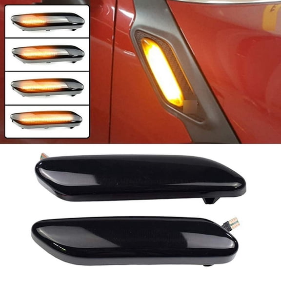 Car Dynamic Amber Led Front Side Marker Light Turn Signal Lamp for- R60 Countryman R61