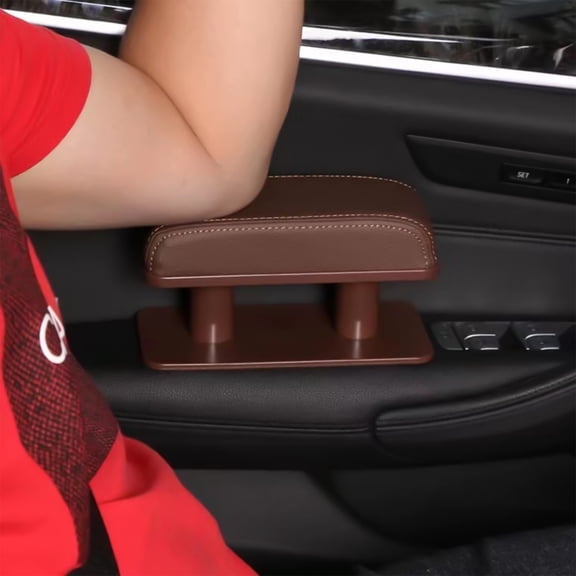 Car Elbow Support Pad,Ergonomic Driver Elbow Support Cushion for Comfortable Driving, Adjustable Height Car Left Armrest Pillow,Ideal for Car Interior Accessories