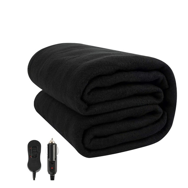 Car Electric Blanket 12V Electric Heated Travel Blanket 3 Levels Of Adjustable Temperature