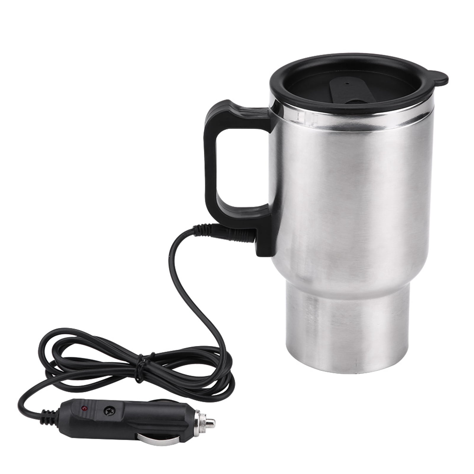 Car Electric Kettle:12V Portable Water Boiler Heated Travel ,Multiple Temperature with 304 Stainless Steel Dry Burn Protection