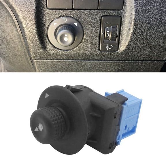 Car Electric Rearview Mirror Control Switch Button Rearview Mirror Knob Switch for C3 11Pin 6545. 6545KS