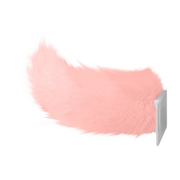 Car Electric Remote Control Sound Activated Faux Fox Furry Tail Decoration 1 Pack
