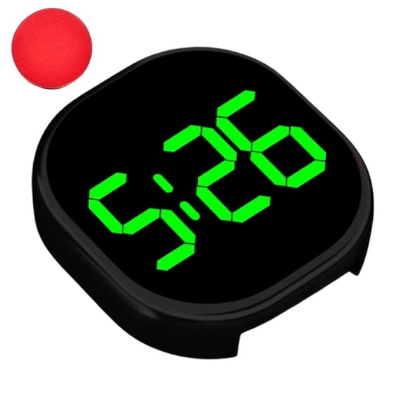 Car Electronic Clock with Clear LCD LED Display for Dashboard & Outdoor