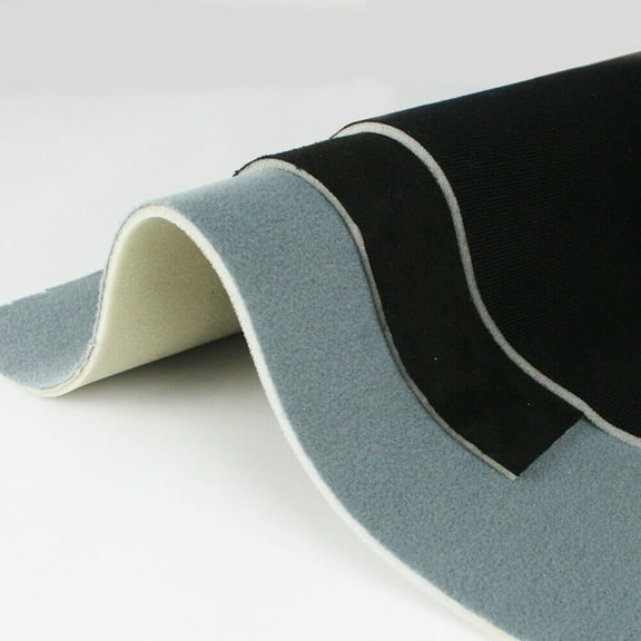 Car Elements Automotive Headliner Fabric, Foam Backed, Black, 2-3mm