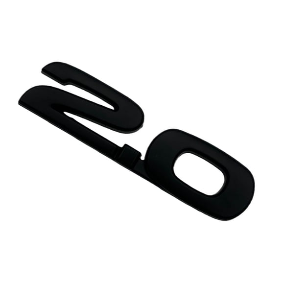 Car Emblems Badge Decal 3D ABS 2.0 2.5 Shaped Sticker Emblems Rear Trunk Badge Sticker Auto Accessories